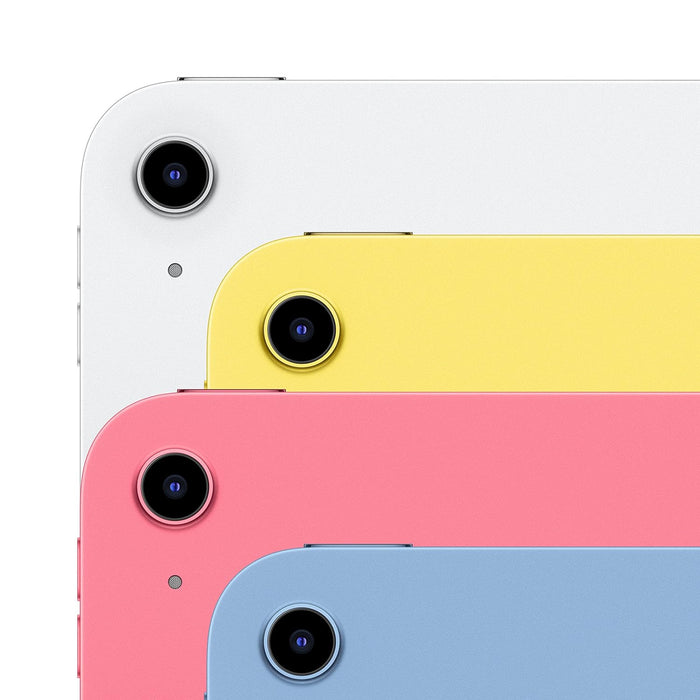 Apple iPad (10th Generation): with A14 Bionic chip, 256GB, Wi-Fi 6, 12MP front/12MP Back Camera, Touch ID, All-Day Battery Life-Yellow