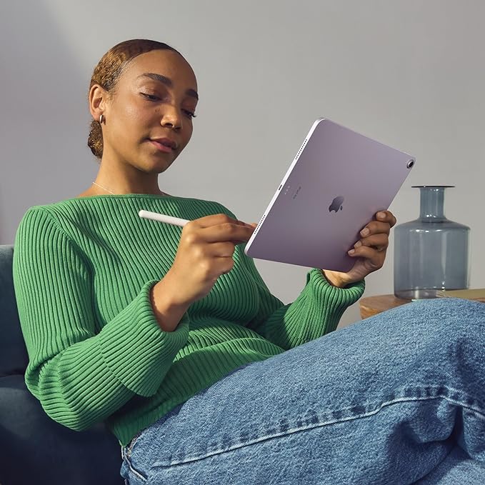 Apple iPad Air 11″ (M2): Liquid Retina Display, 256GB, Landscape 12MP Front Camera / 12MP Back Camera, Wi-Fi 6E, Touch ID, All-Day Battery Life-Blue